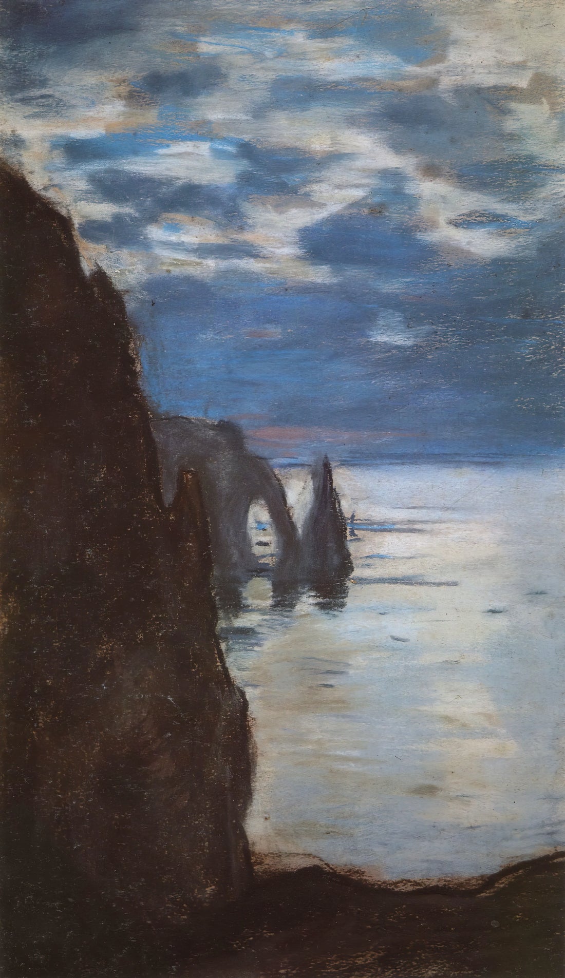 Monet Prints for Sale: Curating Impressionist Masterpieces for Your Collection - Etretat, the Needle Rock and Porte d'Aval by claude monet