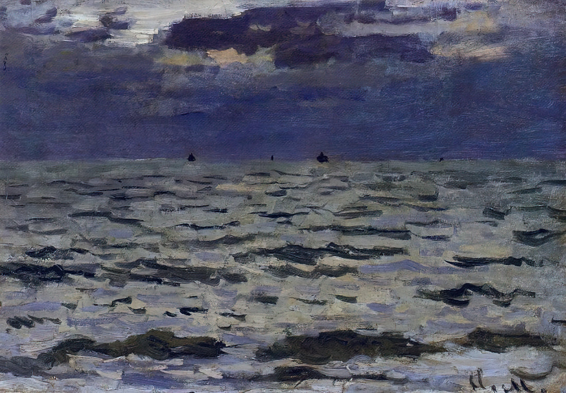 Monet Reproduction: The Art of Capturing Impressionist Light and Color in Museum-Quality Prints - Seascape by claude monet