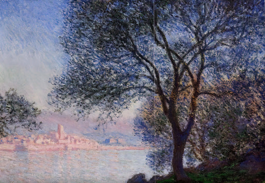 Monet and the Impressionist Revolution: Understanding the Artist Who Changed Art Forever - Antibes Seen from the Salis Gardens 02 by claude monet
