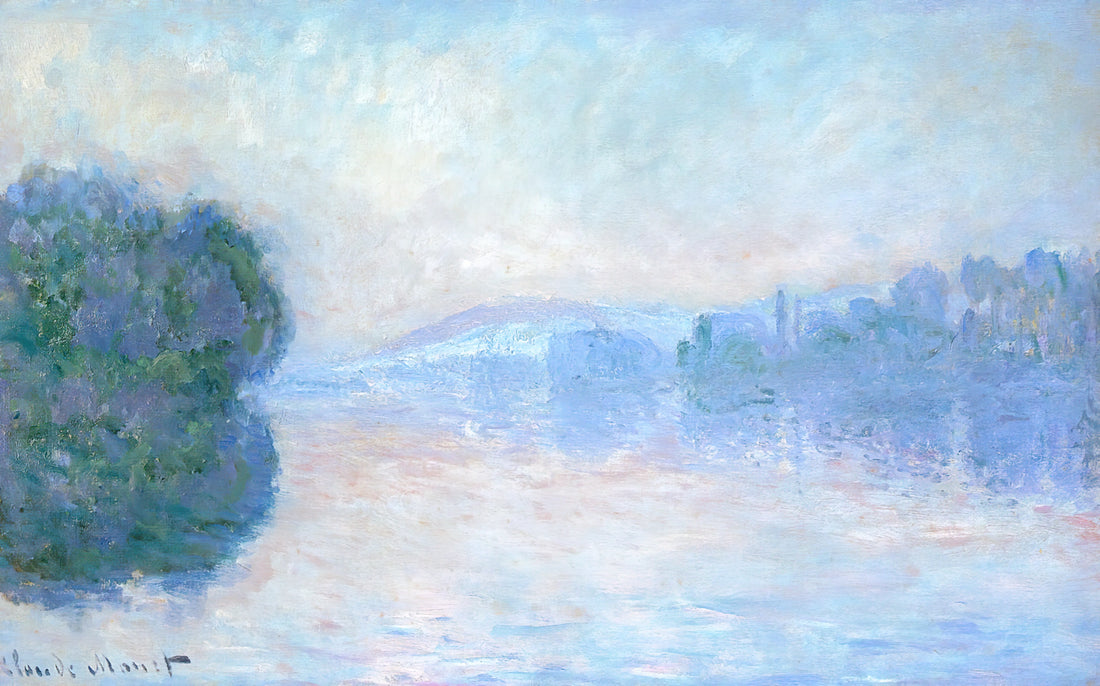 Monet at the Musée de l'Orangerie: A Journey Through the Water Lilies Masterpieces - The Siene near Vernon by claude monet