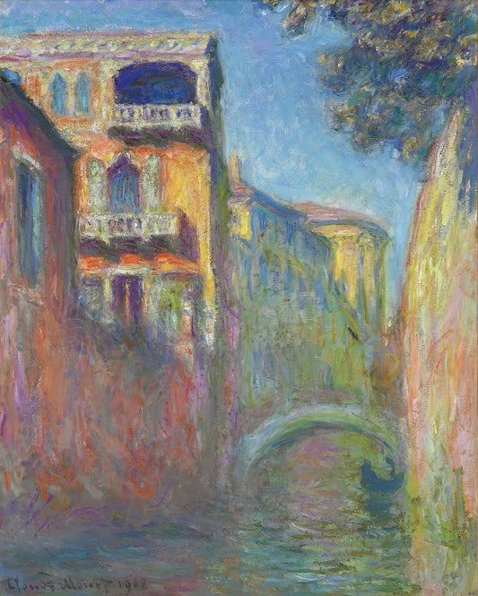 Monet's Belle Île Paintings: A Stormy Departure into the Sublime - Venice, Rio de Santa Salute by claude monet