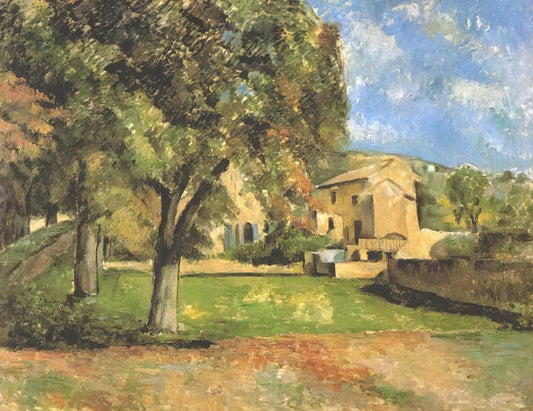 Montagne Sainte-Victoire by Paul Cézanne: The Mountain That Changed Modern Art - Horse-chestnut-trees in Jas de Bouffan by Paul Cézanne