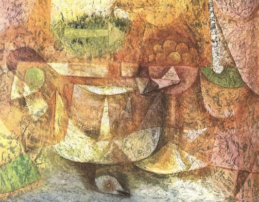 Most Famous Paul Klee Painting: A Curator's Guide to His Iconic Works - STILL LIFE WITH DOVE 1931 by Paul Klee