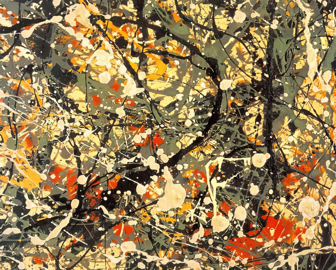 Nancy Jackson: The Abstract Expressionist Whose Work Redefined American Art - NUMBER 8 DETAIL by Jackson Pollock