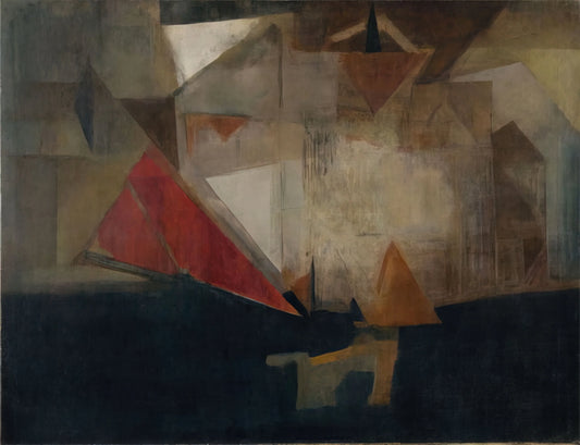 Nasreen Mohamedi Paintings: The Minimalist Geometry of a Modern Indian Master - Untitled - 1963 by Nasreen Mohamedi