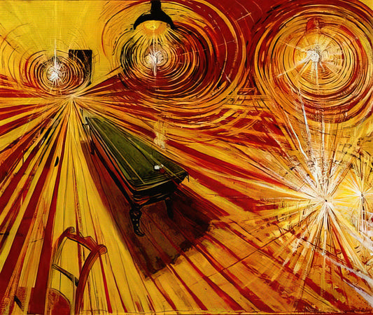 Navigating the Market: Exploring Brett Whiteley Artworks for Sale - Night Cafe - 1972 by Brett Whiteley