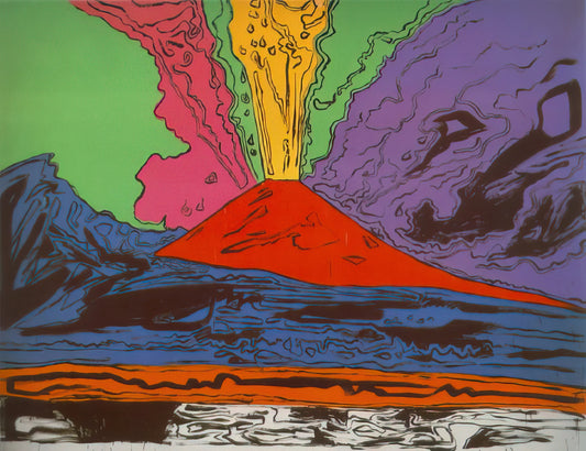 Netflix Warhol: How the Streaming Giant Reimagines Andy Warhol's Legacy for a New Generation - Vesuvius by Andy Warhol