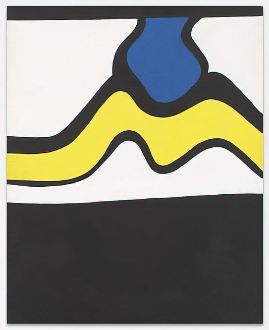 Nicholas Krushenick Canvas: The Bold Legacy of Pop Art Abstraction - Untitled - 1961 by Nicholas Krushenick