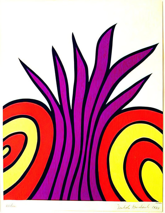 Nicholas Krushenick Prints: A Guide to the Pop Art Pioneer's Vibrant Legacy - James Bond Meets Pussy Galore - 1965 by Nicholas Krushenick