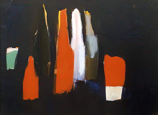 Nicolas de Staël Paintings: The Turbulent Beauty of Post-War Abstraction - Bouteilles - Art Informel by Nicolas de Stael