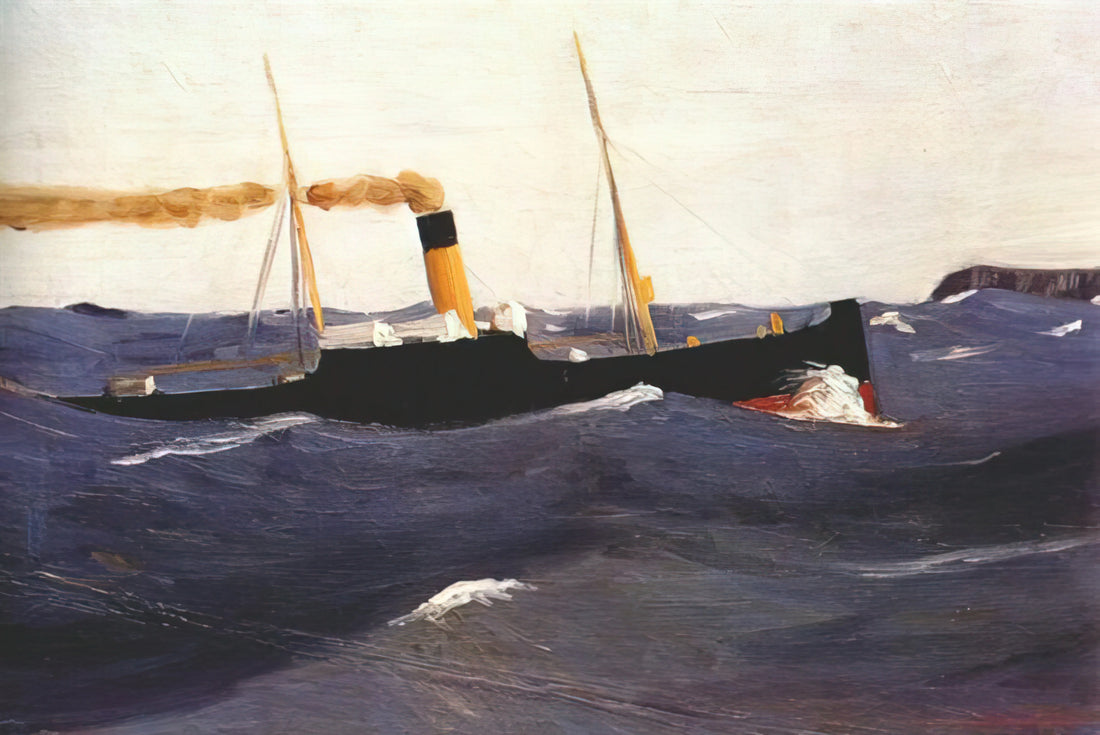 Nighthawks Painting Canvas: A Deep Dive into Edward Hopper's Iconic American Masterpiece - Tramp Steamer by Edward Hopper