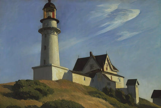 Nighthawks Painting Price: Understanding the Value of Edward Hopper's Masterpiece - Lighthouse at Two Lights by Edward Hopper