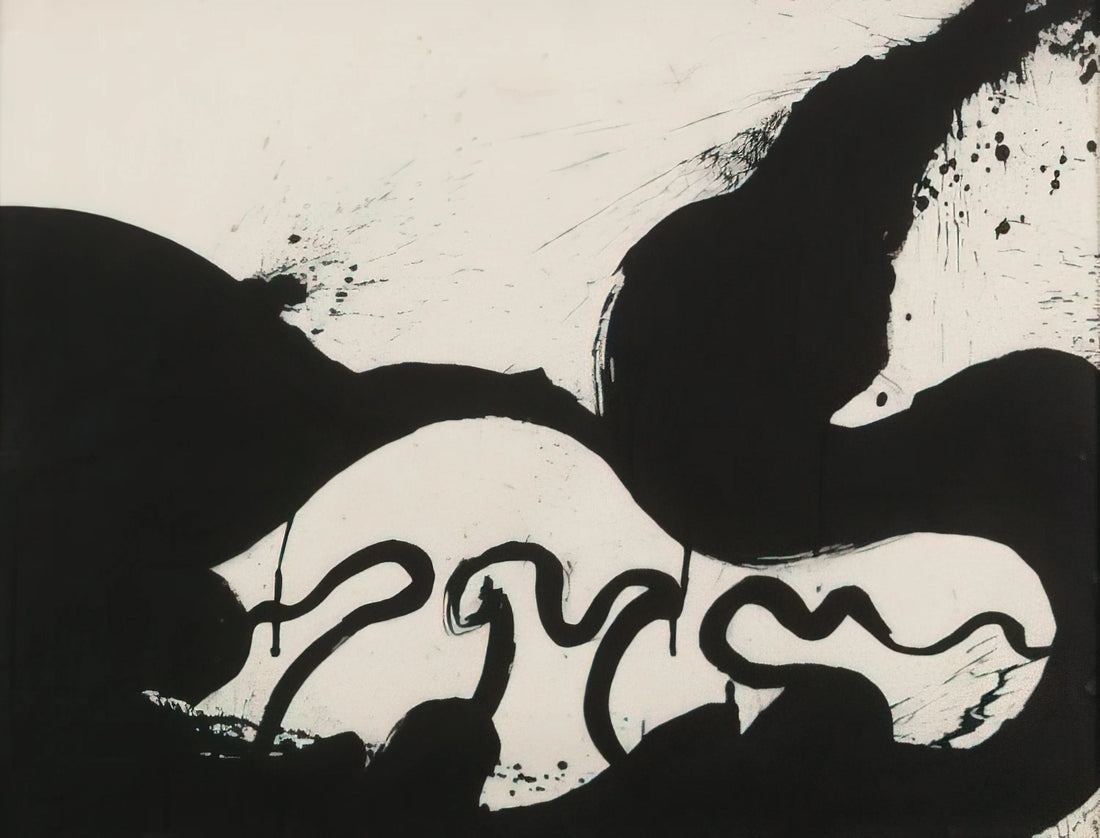 Norman Bluhm Paintings: The Dynamic Energy of Abstract Expressionism - Untitled - 1973 by Norman Bluhm
