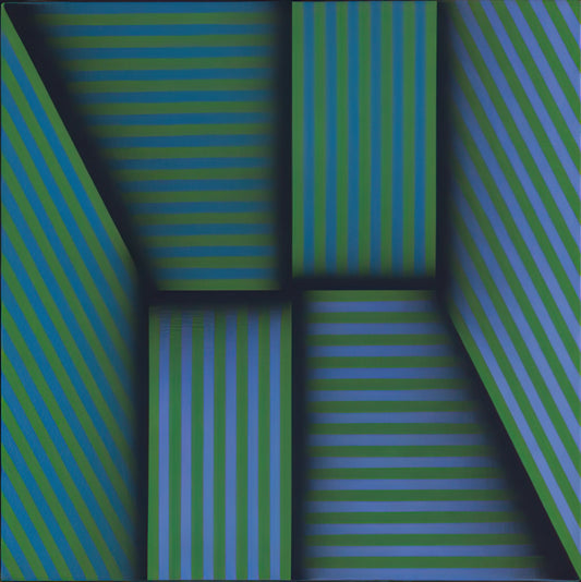 Omar Rayo Framed Art Print: A Collector's Guide to Geometric Op Art Masterpieces - Scarlatti's Garden - Op Art by Omar Rayo