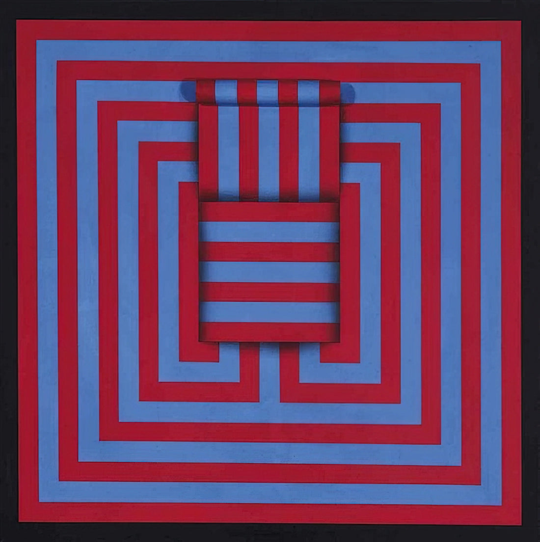 Omar Rayo Prints: The Geometric Brilliance of a Colombian Master - Witoto - 1970 by Omar Rayo