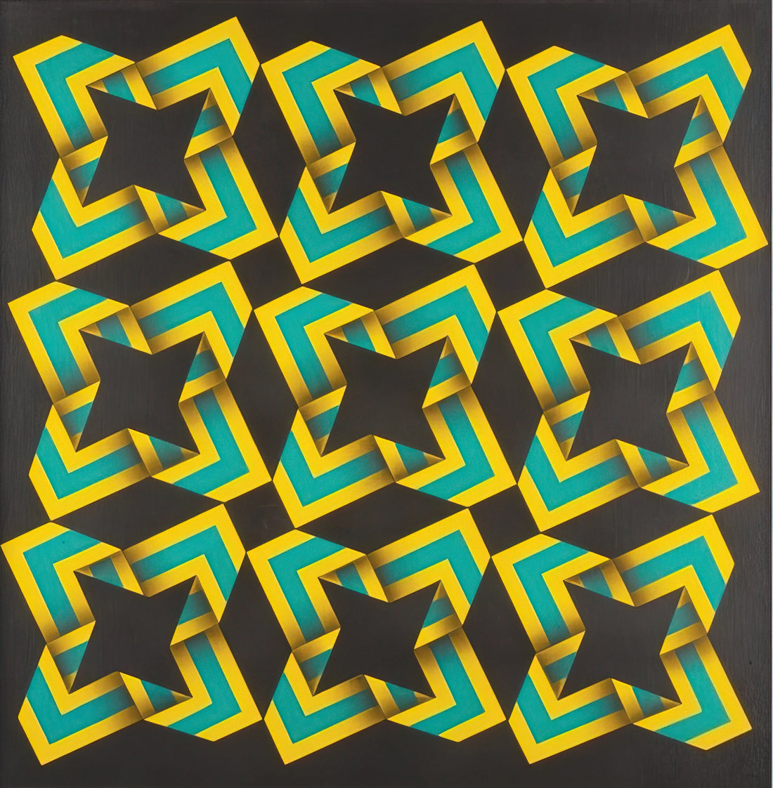 Omar Rayo Reproductions: A Collector's Guide to the Master of Geometric Abstraction - 9-Soles - 1967 by Omar Rayo