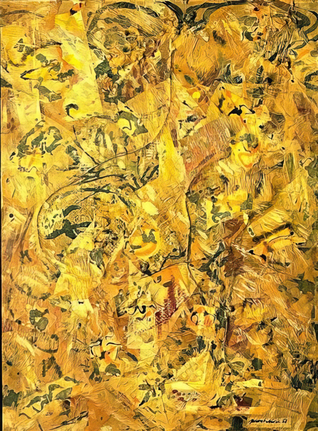 Original Jackson Pollock Cost: Understanding the Market for Abstract Expressionist Masterpieces - NUMBER 2 by Jackson Pollock