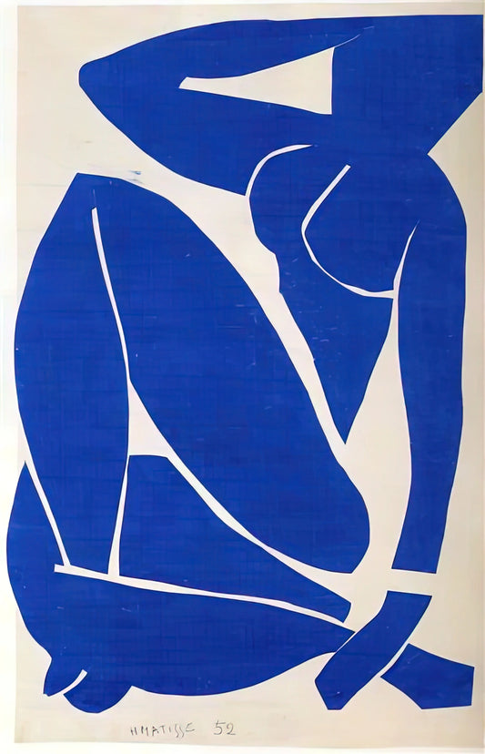Original Matisse Cut Outs: The Revolutionary Final Chapter of a Master's Career - BLUE NUDE by Henri Matisse