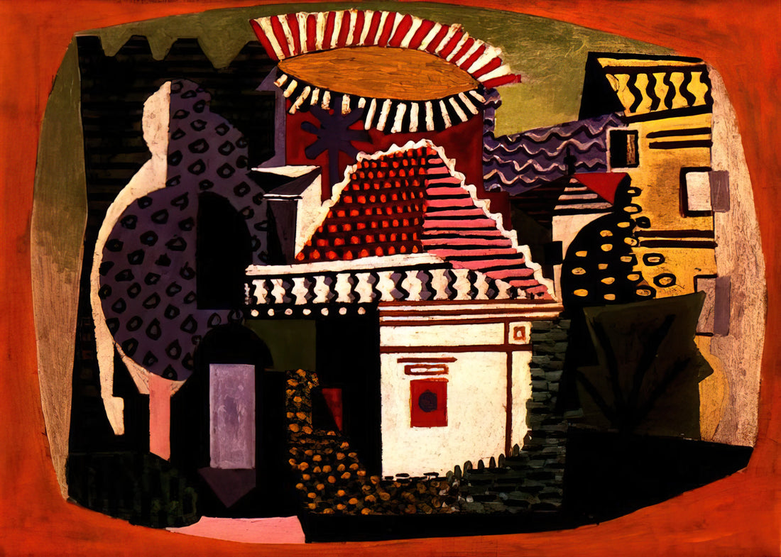 Pablo Picasso Circus Paintings: The Harlequin's World of Color and Melancholy - Landscape of Juan-les-Pins by Pablo Picasso