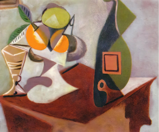 Pablo Picasso Cubist Paintings: A Revolutionary Vision of Modern Art - Still life with lemon and oranges by Pablo Picasso