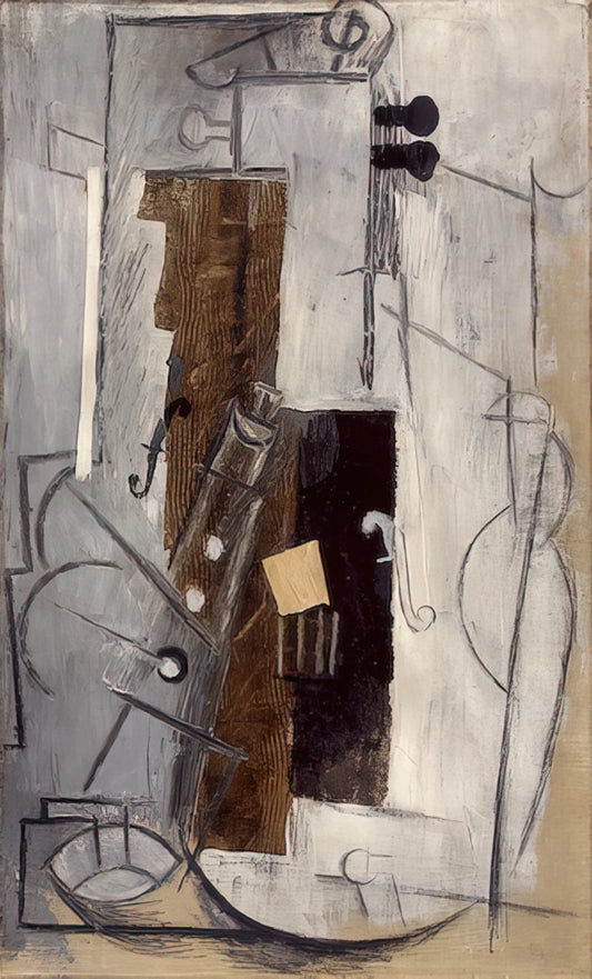 Pablo Picasso Limited Edition Prints: A Collector's Guide to Authenticity, Value, and Artistic Legacy - Clarinet and Violin - 1913 by Pablo Picasso