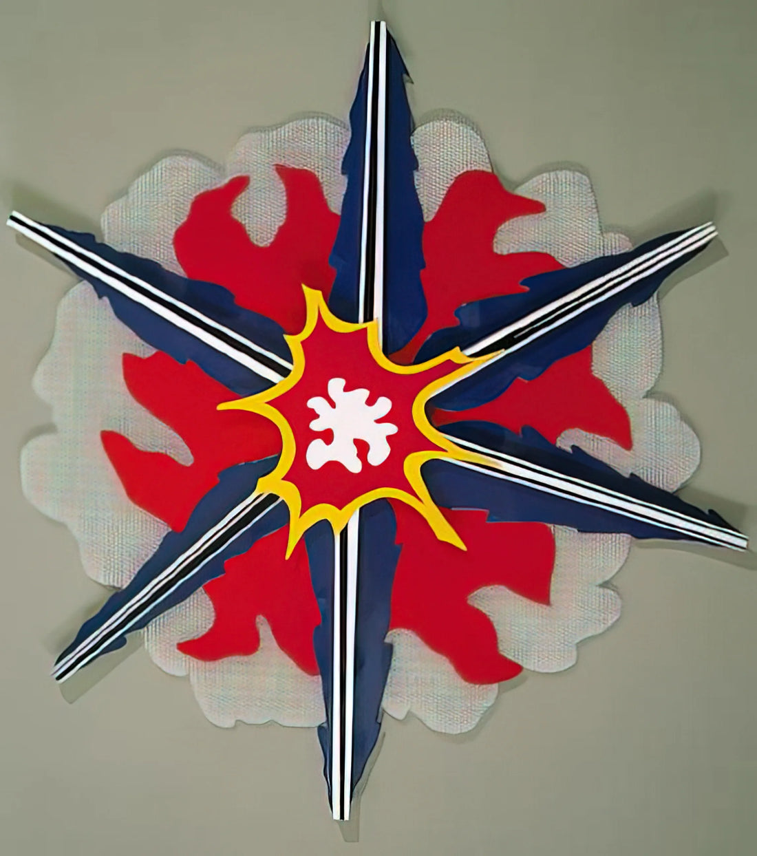 Paintings by Lichtenstein: A Definitive Guide to the Pop Art Pioneer's Iconic Works - WALL EXPLOSION II 1965 by Roy Lichtenstein