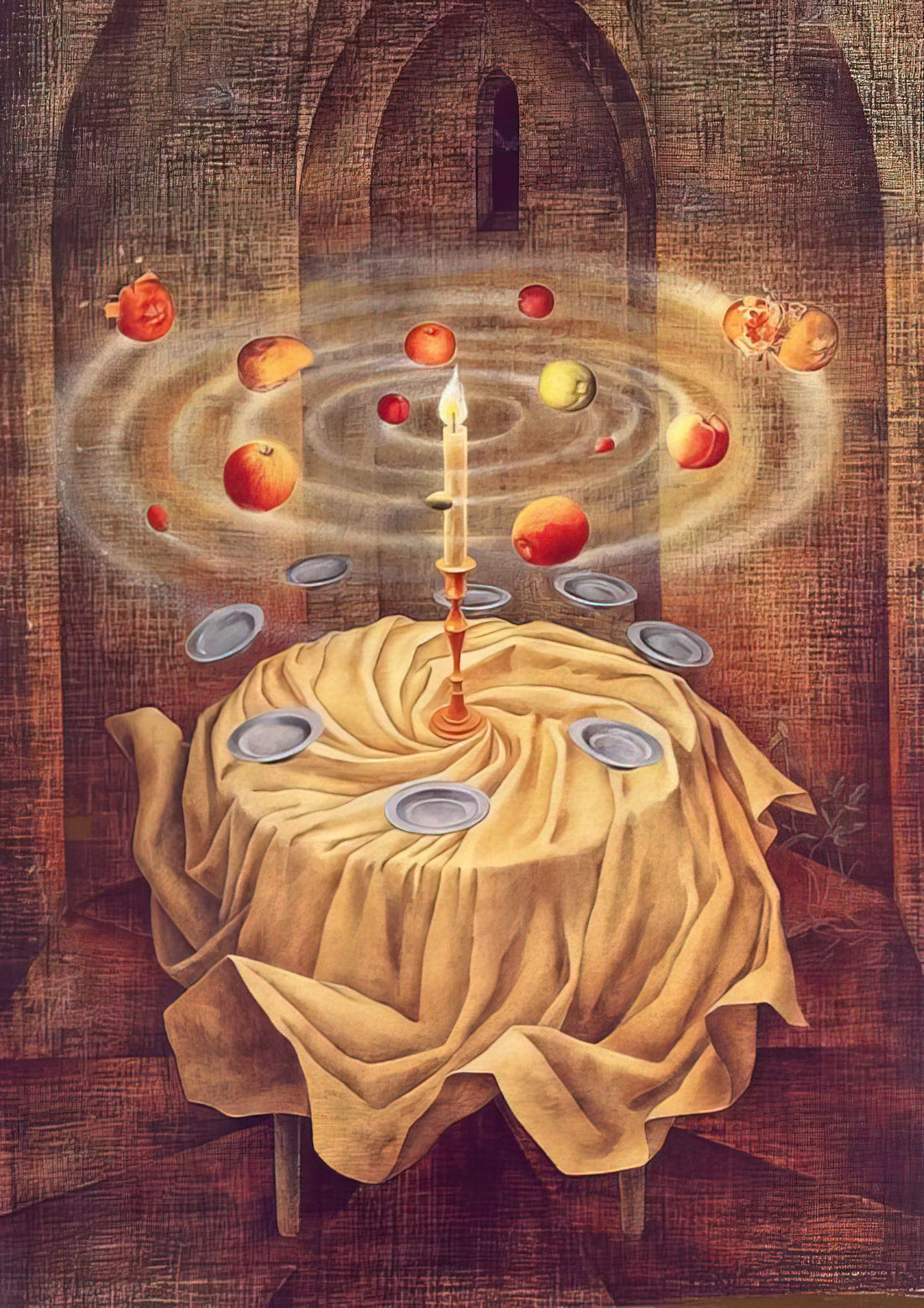 Papilla Estelar Print: A Celestial Masterpiece by Joan Miró - STILL LIFE RESLICITANDO 1963 by Remedios Varo