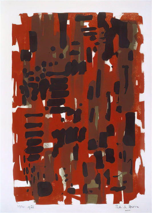 Patrick Heron Framed Art Print: A Collector's Guide to His Abstract Masterpieces - Red Garden - 1956 by Patrick Heron