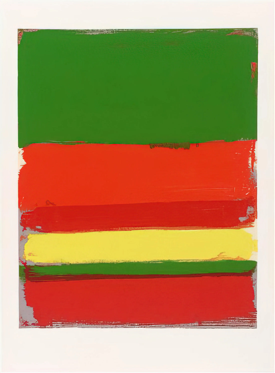 Patrick Heron Posters: A Guide to the British Abstract Painter's Iconic Prints - Untitled from the Shapes of Colour - 1978 by Patrick Heron