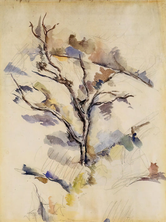 Paul Cézanne Posters: A Collector's Guide to the Father of Modern Art - The Oak by Paul Cézanne