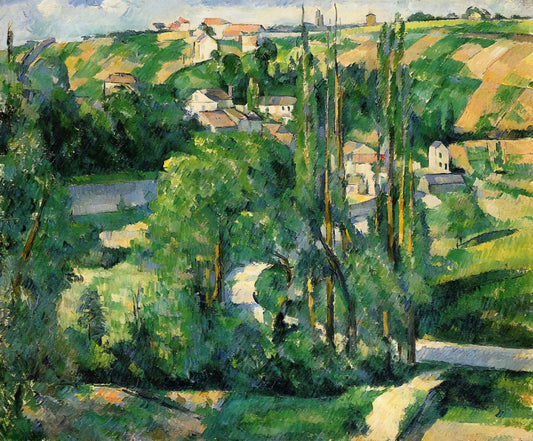 Paul Cézanne's Impressionist Paintings: The Bridge Between Impressionism and Modern Art - Cote du Galet, at Pontoise by Paul Cézanne