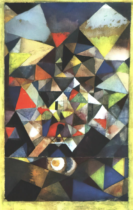 Paul Klee Art Prints: A Collector's Guide to the Master of Color and Line - WITH THE EGG 1917 by Paul Klee