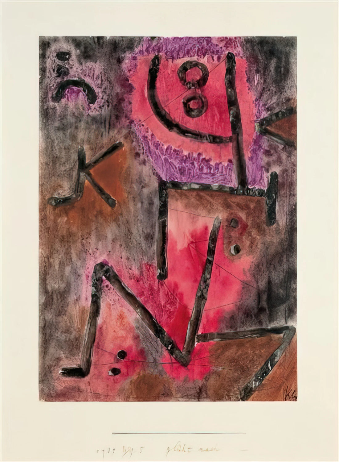 Paul Klee Bauhaus Paintings: The Pedagogical Masterpieces That Shaped Modern Art - AFTER ANNEALING 1940 by Paul Klee