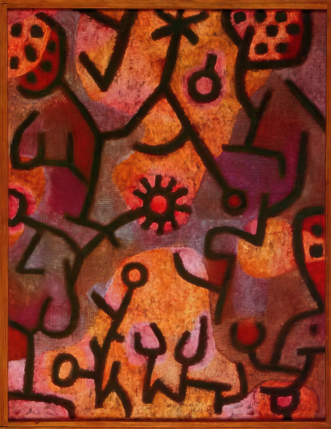 Paul Klee Limited Edition Prints: A Collector's Guide to Acquiring Museum-Quality Art - FLORA ON ROCKS SUN 1940 by Paul Klee