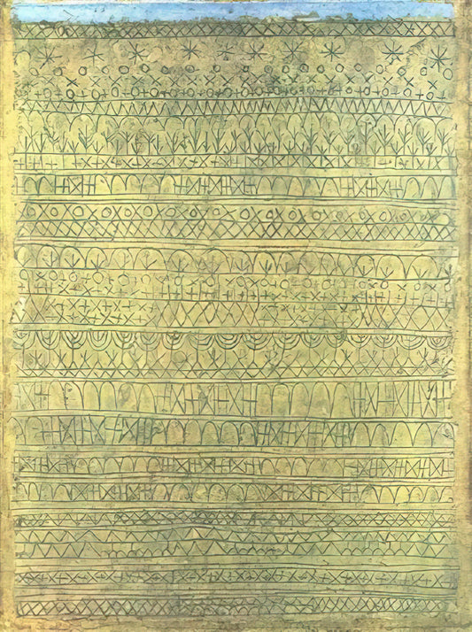 Paul Klee Prints for Sale: A Curator's Guide to Collecting the Master of Color and Line - PASTORAL RHYTHMS 1927 by Paul Klee