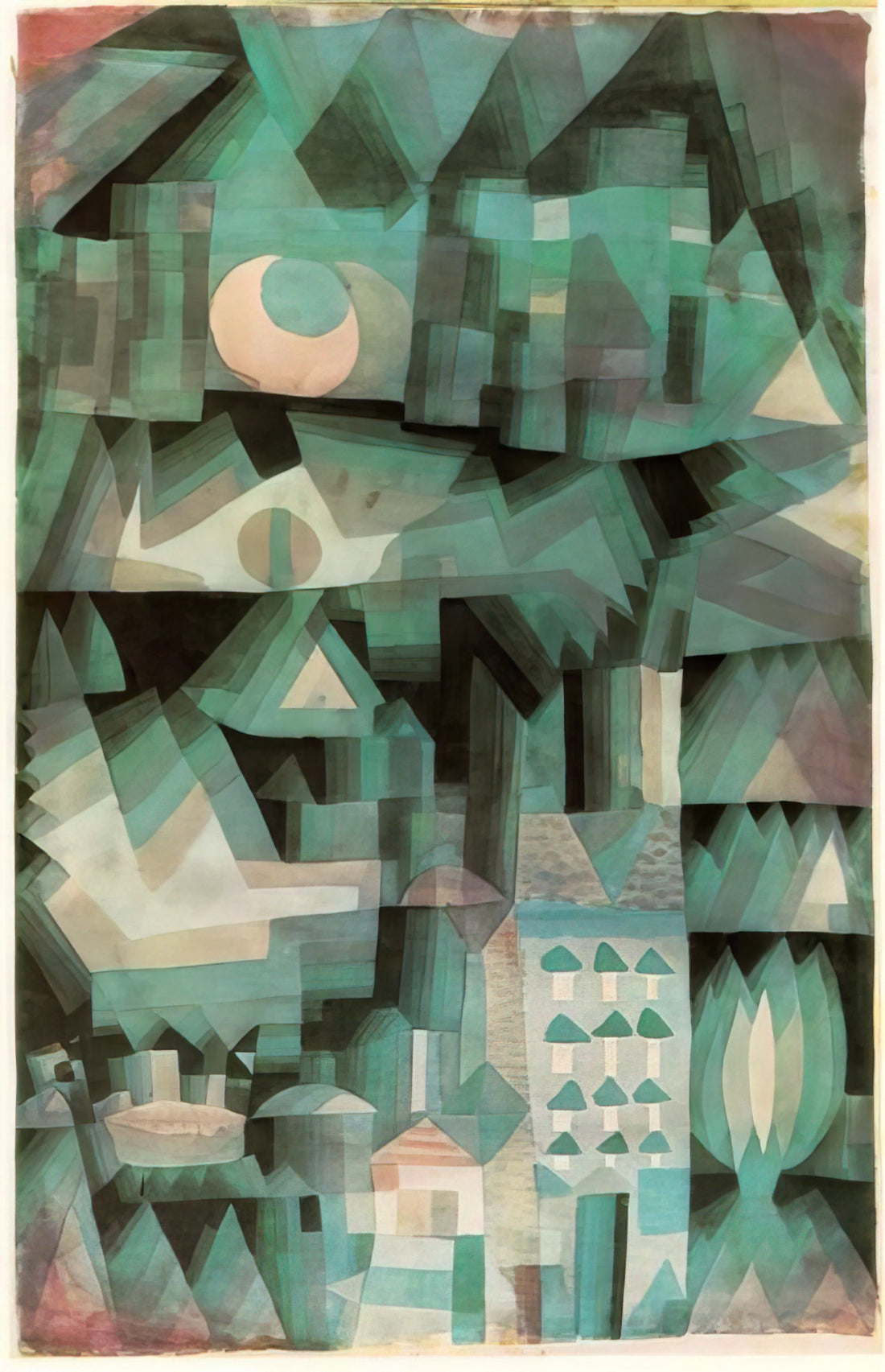 Paul Klee Prints: A Collector's Guide to the Master of Color and Line - DREAM CITY 1921 by Paul Klee