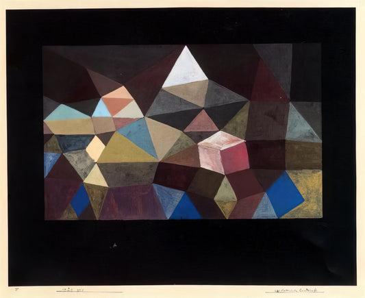 Paul Klee at MoMA: A Journey Through Modernist Mastery and Artistic Innovation - CRYSTALLINE LANDSCAPE 1929 by Paul Klee