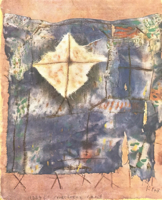 Paul Klee: Master of the Mystical and the Modern - RAVAGED LAND 1921 by Paul Klee
