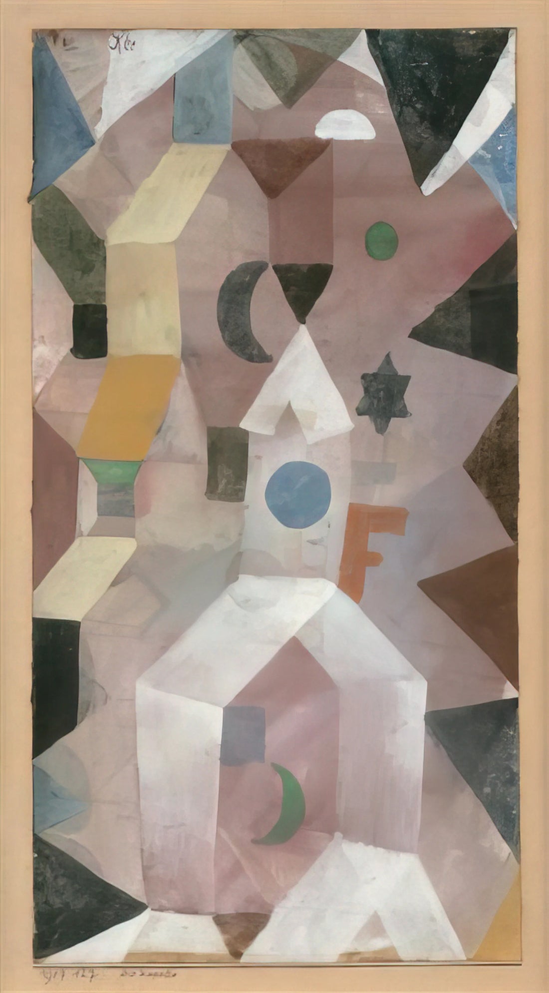 Paul Klee's 'Around the Fish' (1926): A Masterpiece of Symbolism and Bauhaus Innovation - THE CHAPEL 1917 by Paul Klee