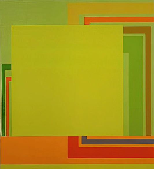 Peter Halley: The Architect of Modern Art's Digital Geometry - Nirvana - 1992 by Peter Halley