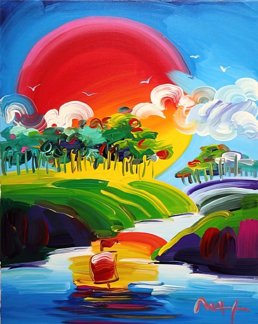 Peter Max Painting Cost: A Collector's Guide to Pricing, Value, and Investment - WITHOUT BORDERS 2011 by Peter Max