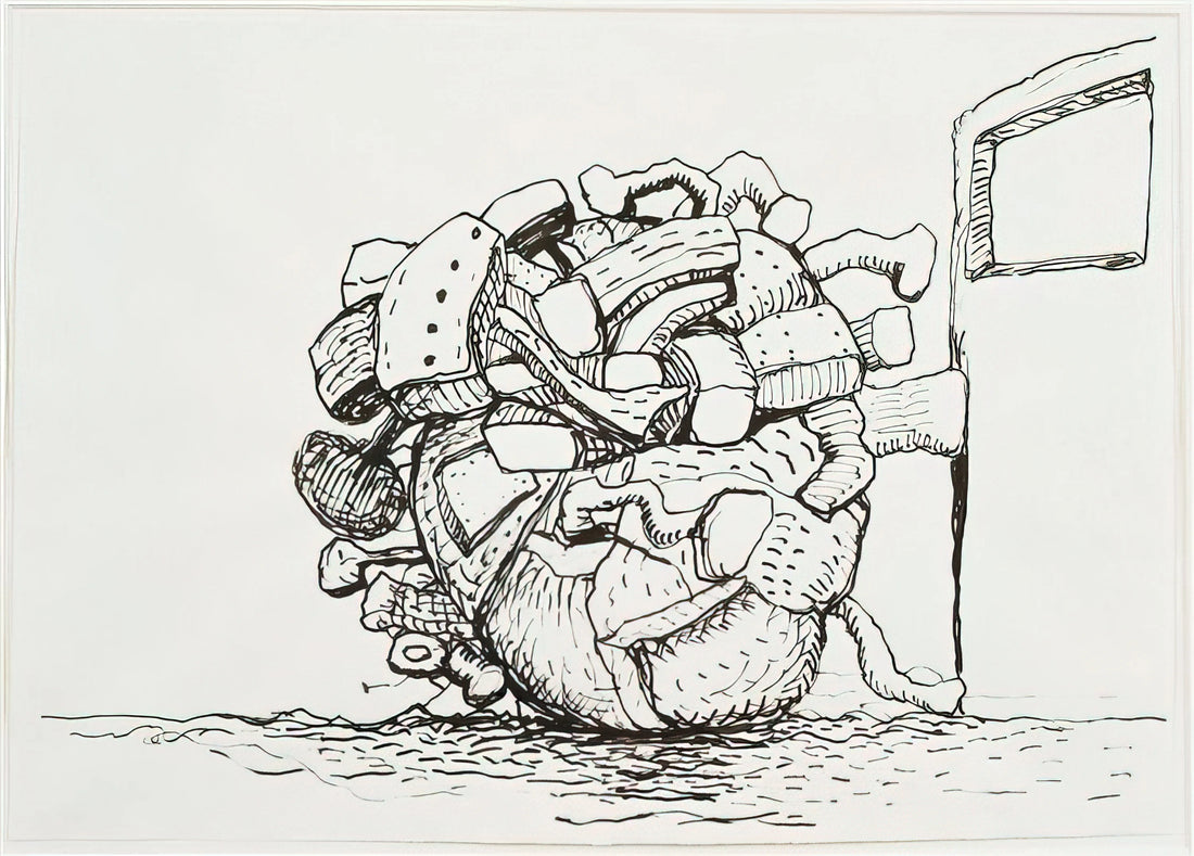 Philip Guston Abstract Paintings: A Journey from Abstraction to Figurative Provocation - UNTITLED 1 by Philip Guston