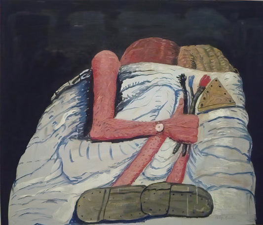 Philip Guston Art Prints: A Collector's Guide to the Late Master's Iconic Imagery - COUPLE IN BED by Philip Guston