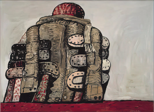 Philip Guston Drawing: The Raw, Unflinching Line of a Modern Master - BACK VIEW by Philip Guston