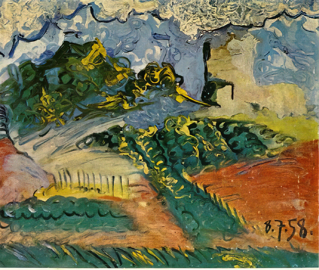 Picasso Canvas Art: A Collector's Guide to the Master's Painted Legacy - Untitled - 1958 by Pablo Picasso