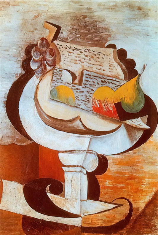 Picasso Framed: A Curator's Guide to Displaying the Master's Art Prints - Fruit dish by Pablo Picasso