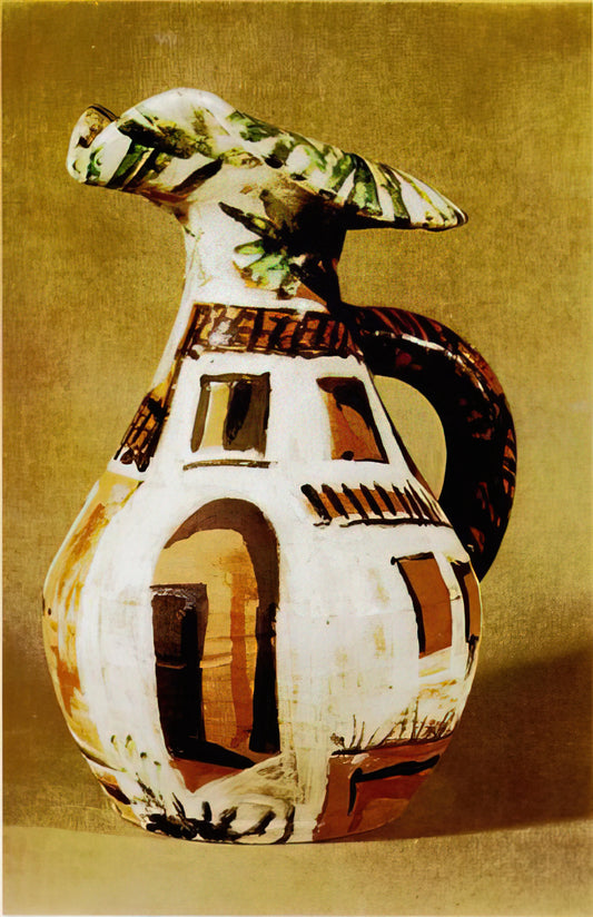 Picasso Mother and Son: The Profound Maternal Bonds in Picasso's Art - Jug with handle by Pablo Picasso