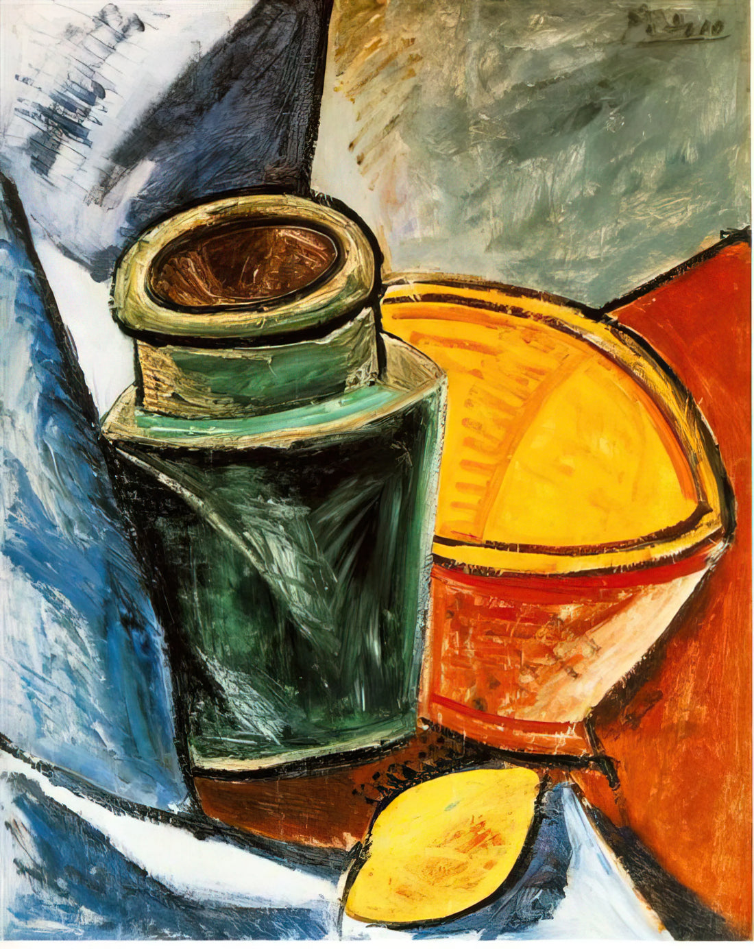 Picasso Original: Understanding Authenticity, Value, and the Collector's Quest - Still life with lemons by Pablo Picasso