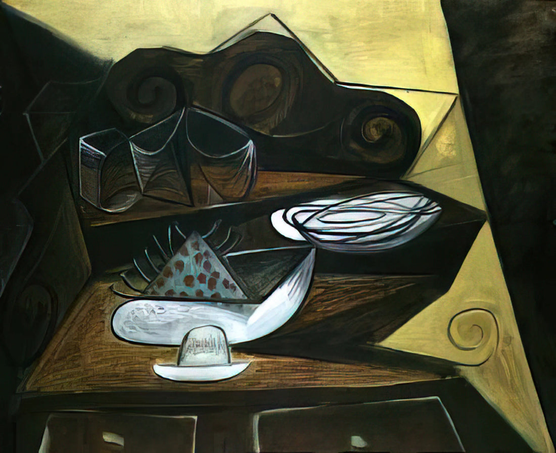 Picasso and Geneviève Laporte: The Muse Who Inspired His Late Renaissance - The Buffet  Catalan  by Pablo Picasso