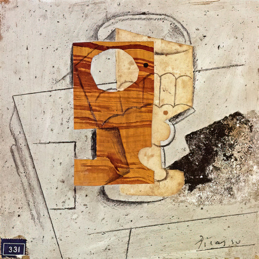 Picasso's The Bull: A Masterful Series of 11 Lithographs - Glass on a Table - 1914 by Pablo Picasso